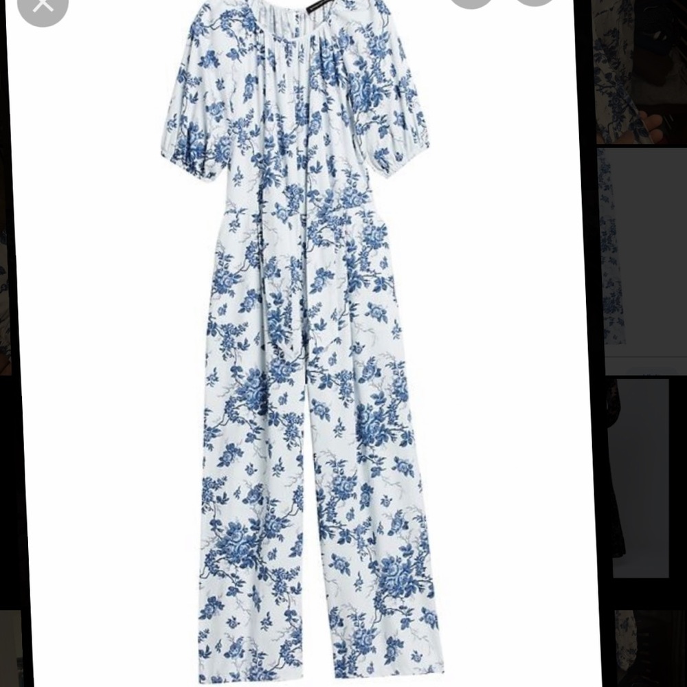 Banana Republic maxi floral jumpsuit